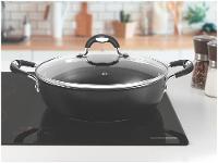 Panela Tramontina Antiaderente de Alumínio Preta 28cm 4,2L Mônaco - 2