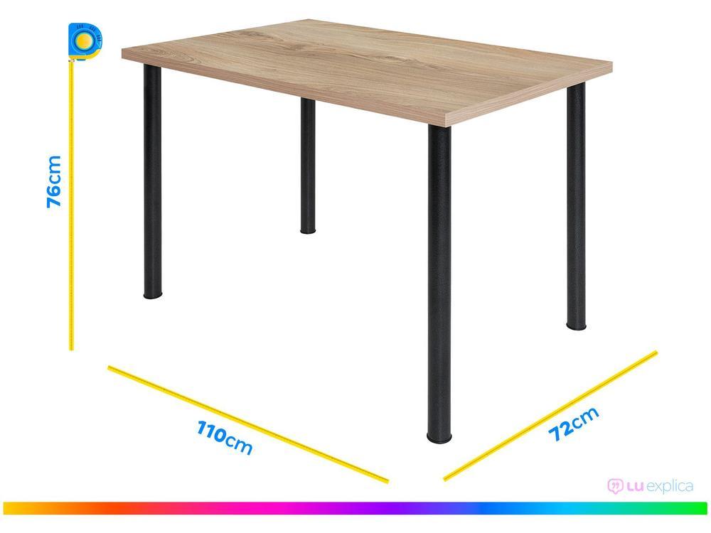 Mesa de Jantar 4 Cadeiras Retangular - 3