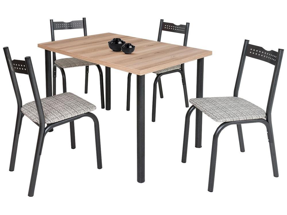 Mesa de Jantar 4 Cadeiras Retangular - 5