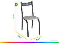 Mesa de Jantar 4 Cadeiras Retangular