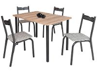 Mesa de Jantar 4 Cadeiras Retangular - 5