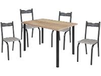 Mesa de Jantar 4 Cadeiras Retangular - 6