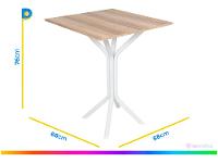 Mesa de Jantar 4 Cadeiras Quadrada - 3