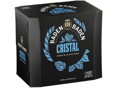 Cerveja Baden Baden Cristal Lata 350 ml Pack com 6 Unidades