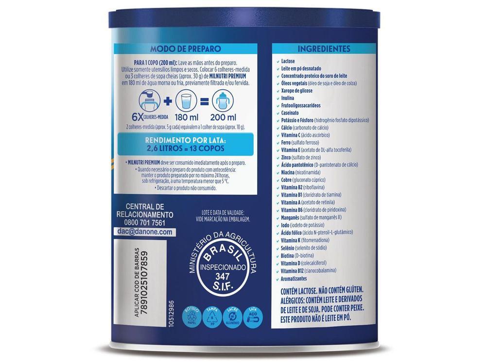 Composto Lácteo Milnutri Premium 800g - 13