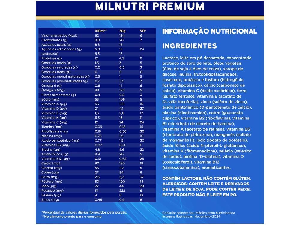 Composto Lácteo Milnutri Premium 800g - 8