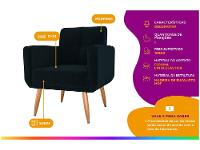 Poltrona Decorativa Matrix Havana - 2