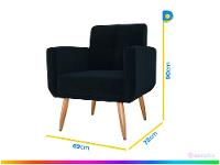 Poltrona Decorativa Matrix Havana - 4