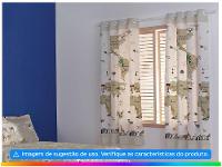 Cortina Infantil Santista Londres Maps - 1,80x2,80m - 3