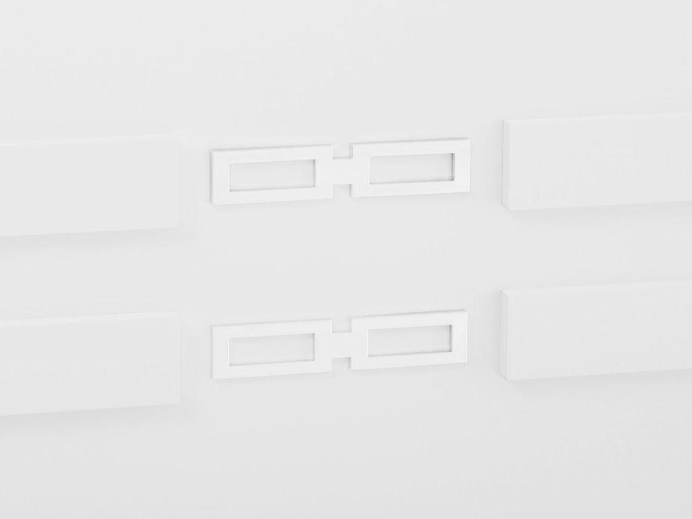 Cabeceira Casal e Queen MDP com 2 Prateleira 2 Mesas - 18