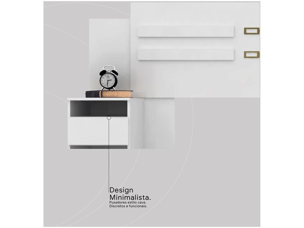 Cabeceira Casal e Queen MDP com 2 Prateleira 2 Mesas - 6