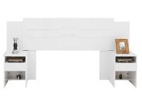 Cabeceira Casal e Queen MDP com 2 Prateleira 2 Mesas - 11