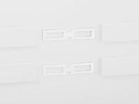 Cabeceira Casal e Queen MDP com 2 Prateleira 2 Mesas - 18