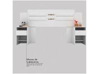 Cabeceira Casal e Queen MDP com 2 Prateleira 2 Mesas - 23