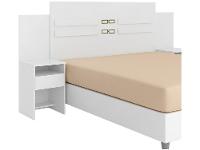 Cabeceira Casal e Queen MDP com 2 Prateleira 2 Mesas - 9