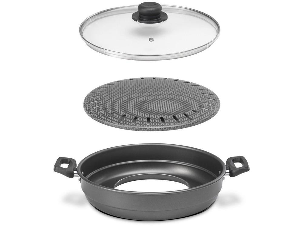 Churrasqueira Multiflon Antiaderente de Alumínio - 2