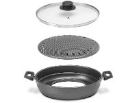 Churrasqueira Multiflon Antiaderente de Alumínio - 2