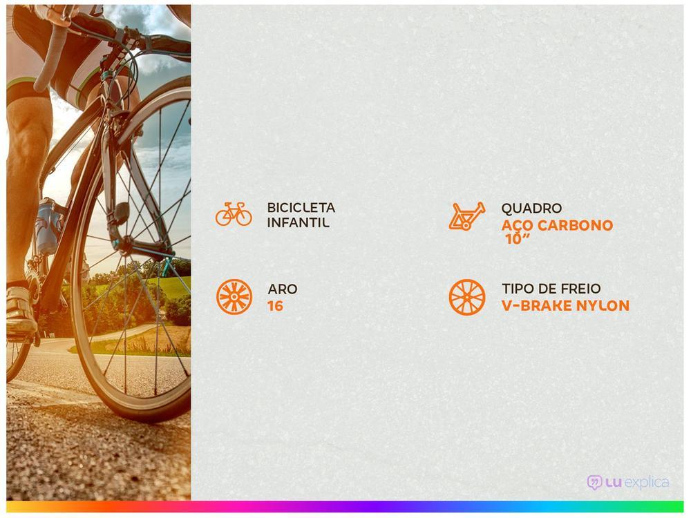 Bicicleta Infantil Aro 16 Track Bikes PINKY WR - 2