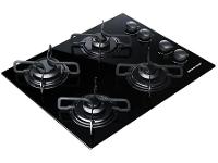 Cooktop 4 Bocas Brastemp Preto a Gás GLP - 2