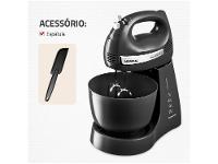 Batedeira Mondial Portátil Preta e Prata - 6