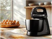 Batedeira Mondial Portátil Preta e Prata - 9