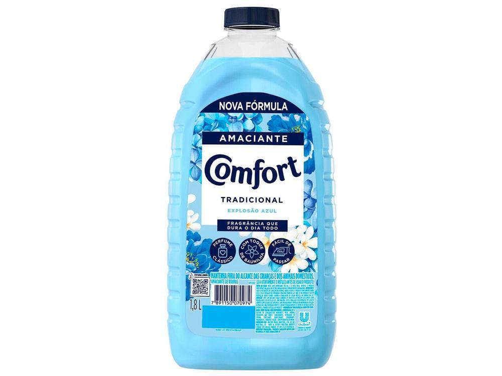 Amaciante Comfort Explosão Azul Diluído 1,8L - 15