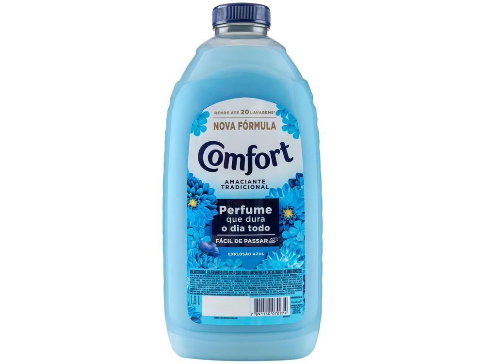 Amaciante Comfort Explosão Azul Diluído 1,8L - 1