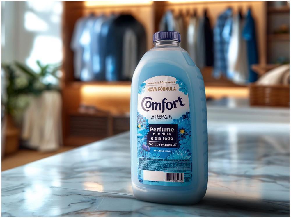 Amaciante Comfort Explosão Azul Diluído 1,8L - 3