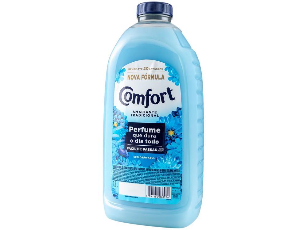 Amaciante Comfort Explosão Azul Diluído 1,8L - 4