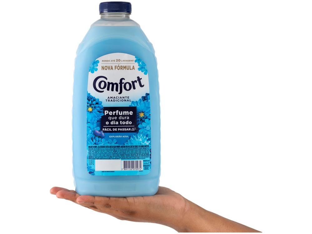 Amaciante Comfort Explosão Azul Diluído 1,8L - 7