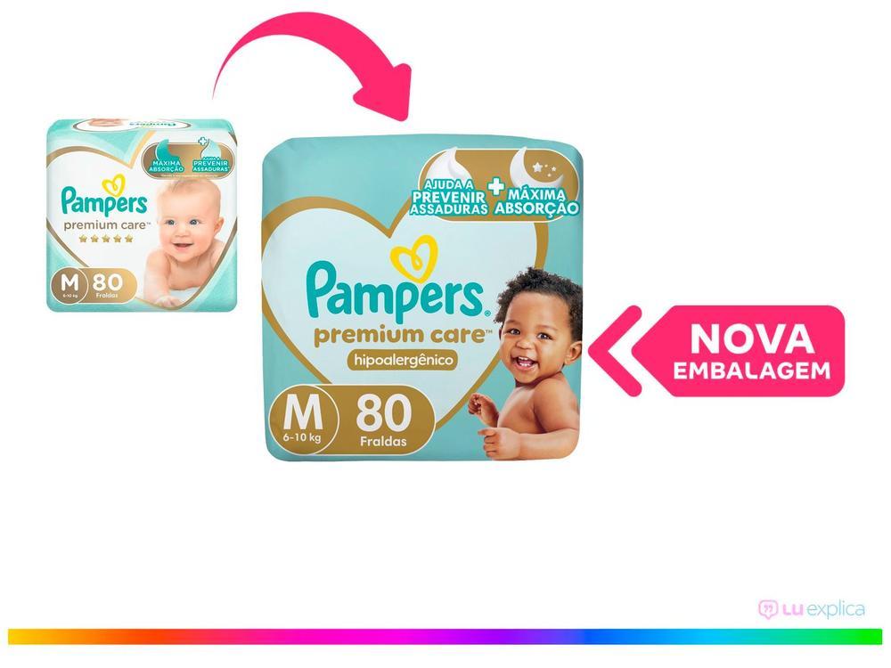 Fralda Pampers Premium Care M - 2