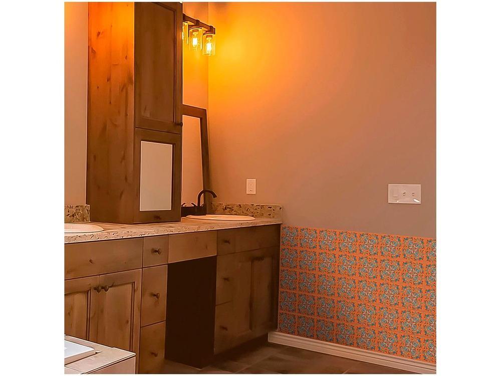 Adesivo de Azulejo Abstrato PVC Adesif N1905771 - 4