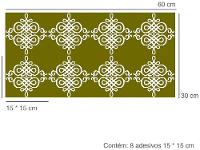 Adesivo de Azulejo Arabesco PVC Adesif N1905783 - 5