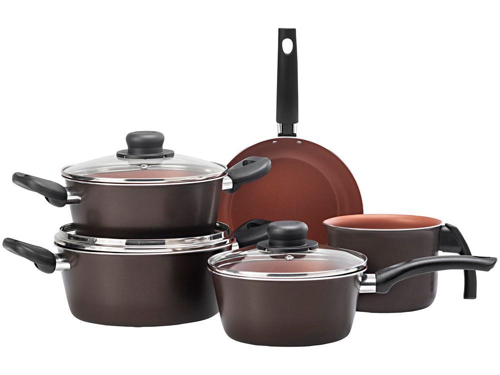 Jogo de Panelas Multiflon Antiaderente de Alumínio - 4