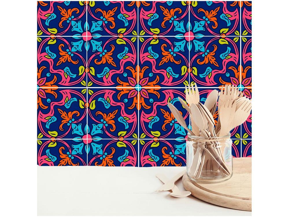 Adesivo de Azulejo Abstrato PVC Adesif N1905779 - 3