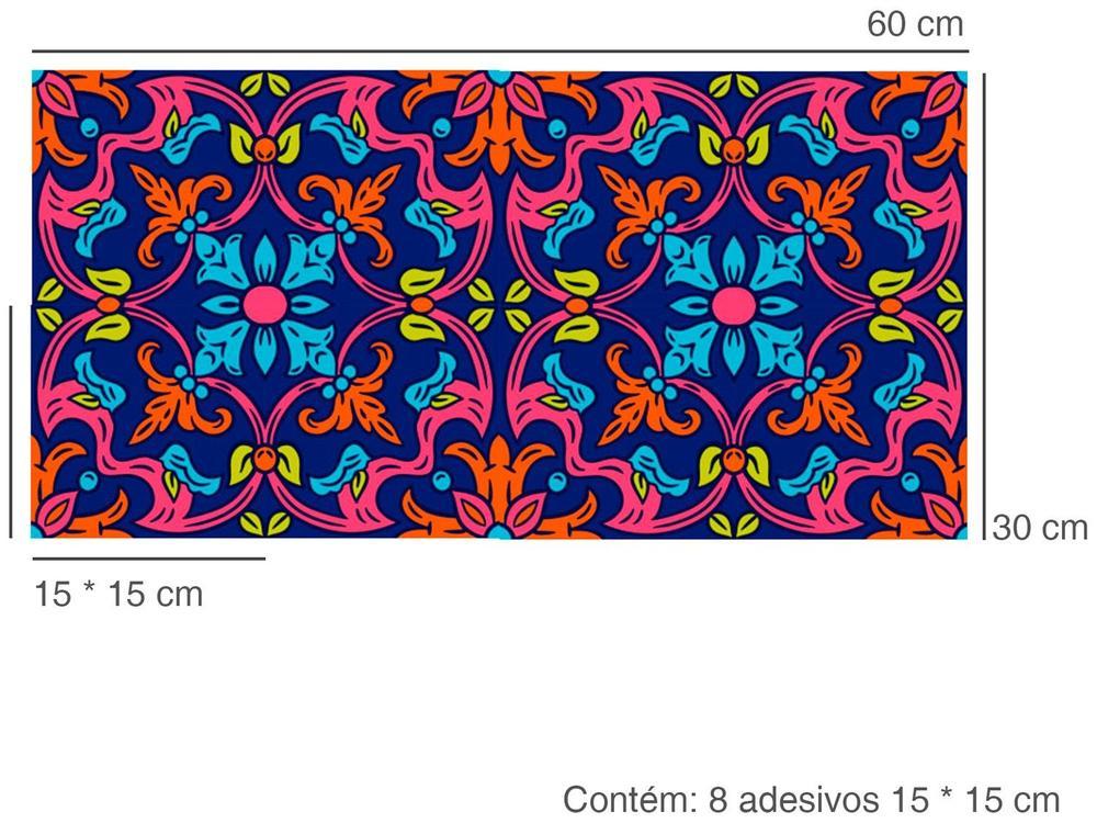 Adesivo de Azulejo Abstrato PVC Adesif N1905779 - 5