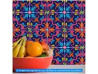 Adesivo de Azulejo Abstrato PVC Adesif N1905779 - 2