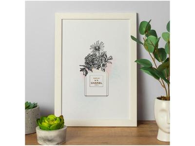 Quadro Decorativo Beauty Fashion Chanel nº 5