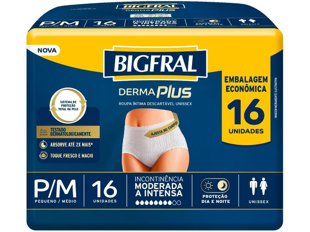 Roupa Íntima Descartável Bigfral P/M Derma Plus 16 Unidades - 8