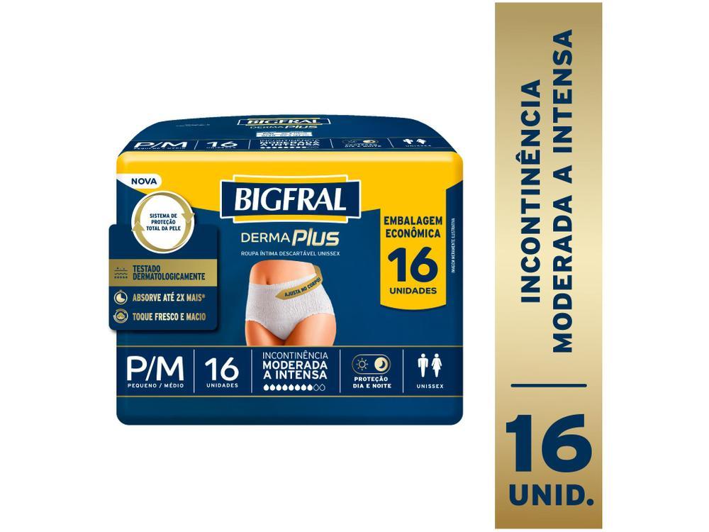 Roupa Íntima Descartável Bigfral P/M Derma Plus 16 Unidades - 9