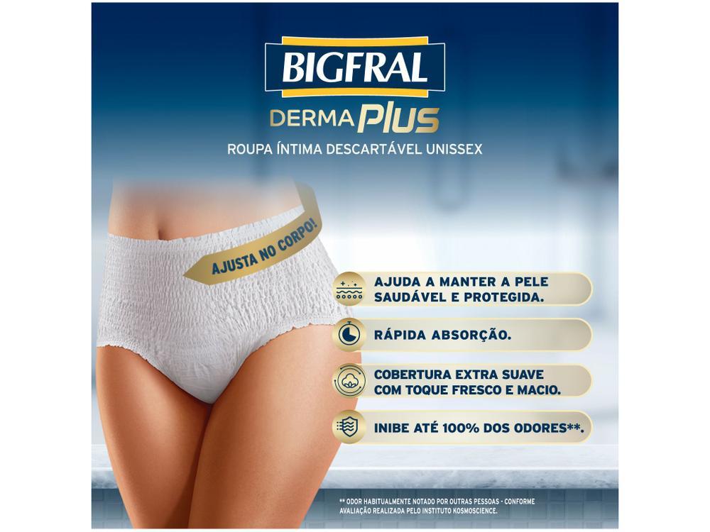 Roupa Íntima Descartável Bigfral P/M Derma Plus 16 Unidades - 5