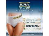 Roupa Íntima Descartável Bigfral P/M Derma Plus 16 Unidades - 12