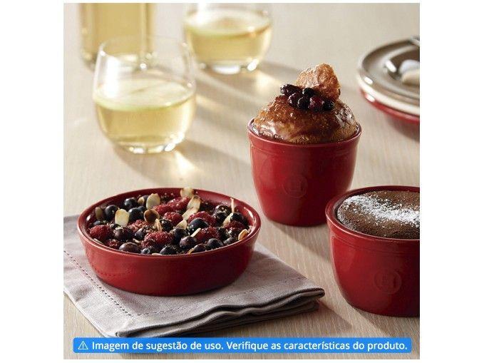 Conjunto de Ramequins 250ml Vermelho - 2