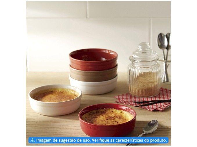 Conjunto de Ramequins 250ml Vermelho - 3
