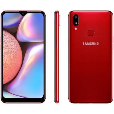Smartphone Samsung Galaxy A10s 32GB Vermelho 4G 2GB RAM 6,2” Câm. Dupla + Selfie 8M