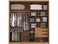 Guarda-roupa Casal 2 Portas de Correr 3 Gavetas