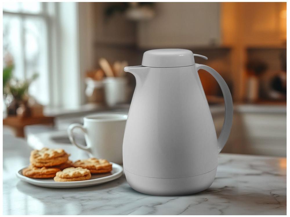 Bule Térmico 700ml Branco - 9