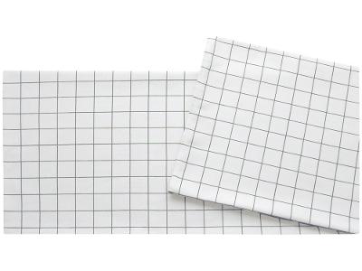 Toalha de Mesa Retangular Naturalle Verde Musgo 180x280cm Grid Verde