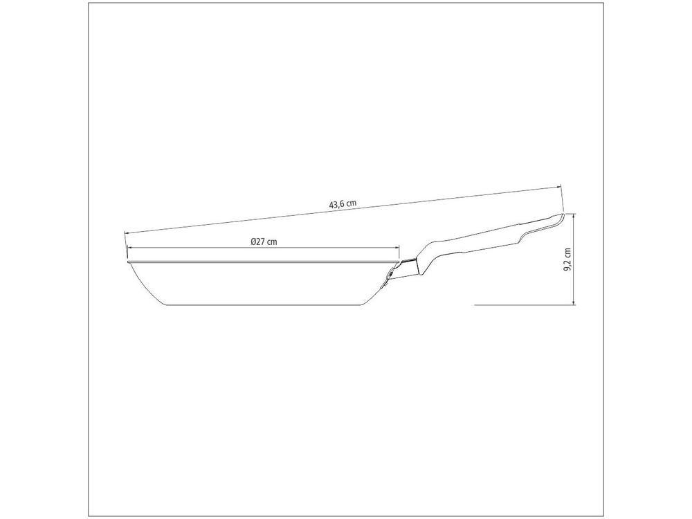 Frigideira Antiaderente Tramontina Alumínio Loreto 20380726 Vermelha 26cm - 6
