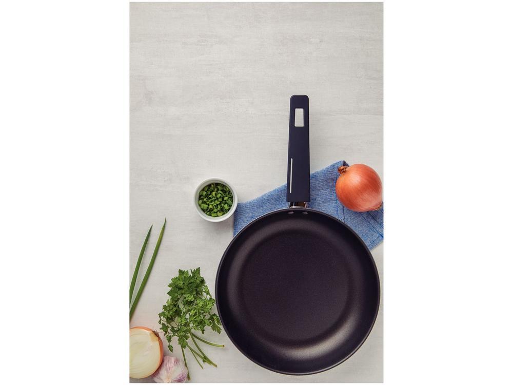Frigideira Antiaderente Tramontina Inox Fundo Triplo Grano Baquelite 26cm - 4